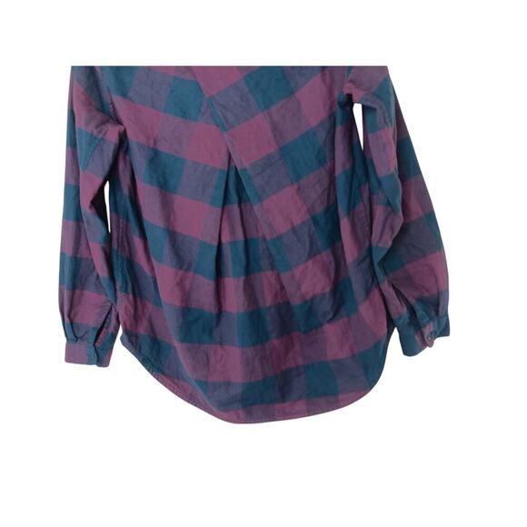 Lululemon Full Day Ahead Flannel Button Down Shirt SZ 4 - Picture 7 of 14